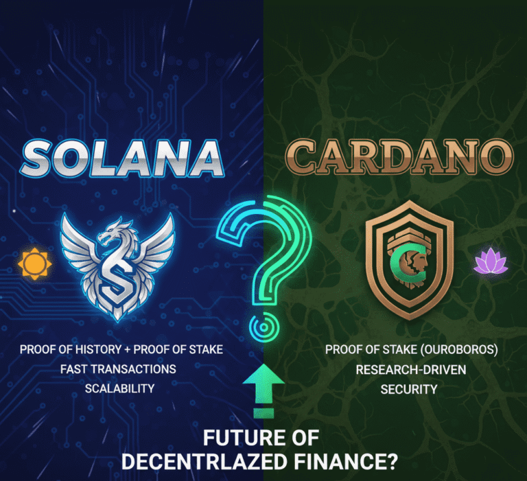 Solana vs cardana